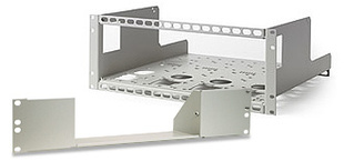 AIM-TTI_RM300A 3U Rack Mount for half rack width instruments, includes one 1/2 width blanking plate