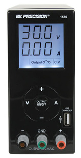 DC Power Supply w/USB Charger Outp.1-36V, 0-3A, 110VAC  ver