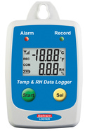 Mini datalogger with display, for temperature and humidity measurement