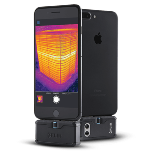 FLIR ONE PRO Wärmebildkamera-Aufsatz mit USB-C Stecker für Android Smartphones