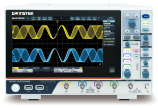 GW Instek 350MHz/4 CH/AFG GDS-2354HG (AFG) (CE)4-Channel, Digital Storage Oscilloscope