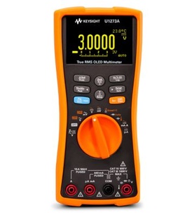 Keysight U1273A DMM handheld 30,000 counts true RMS with OLED display