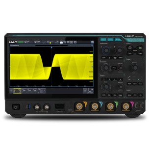 UNI-T MSO3024HD Digital Storage Oscilloscope 200 MHz Bw, 12 bit, 4+16 CH, MSO ready, Max. 2.5 Gsa/s