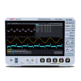 UNI-T MSO7104X Digital Storage Oscilloscope 1 GHz Bw, 4+16 CH, MSO ready, Max. 10 GSa/s